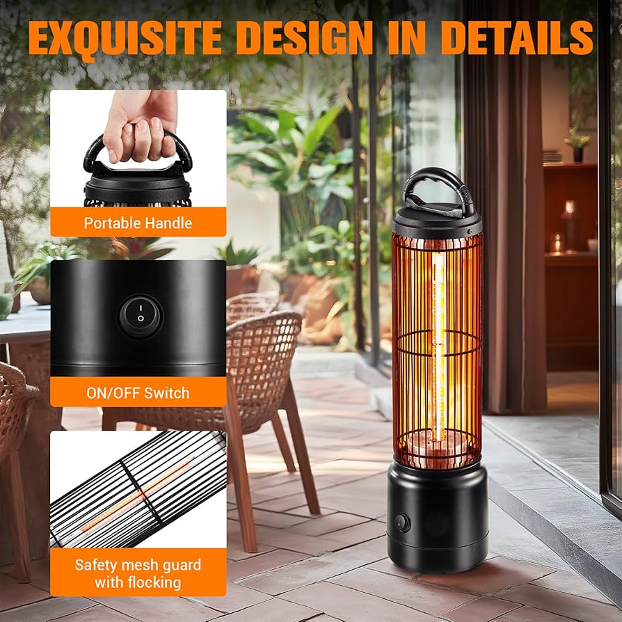 Amazon.com: Infrared Heater, 800W Carbon Electric Radiant